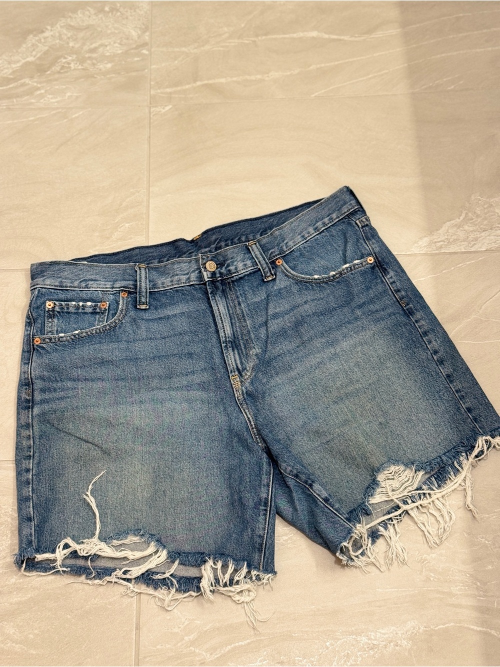 Baggy Mid-Rise Bermuda Wide Leg Summer Shorts